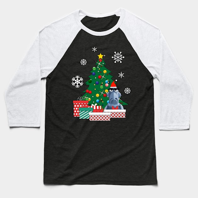 Sam Eagle Around The Christmas Tree Muppets Baseball T-Shirt by Nova5